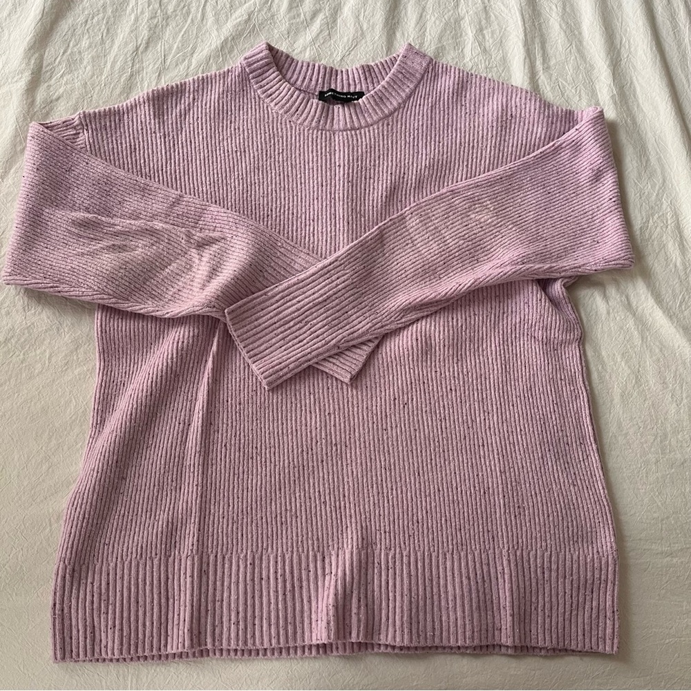 Something Navy pink sweater from Nordstrom collab
